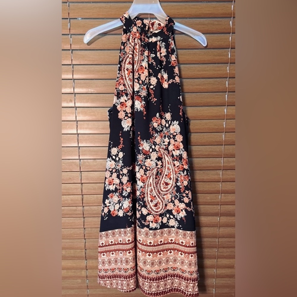 Altar”d State Sleeveless Halter Dress